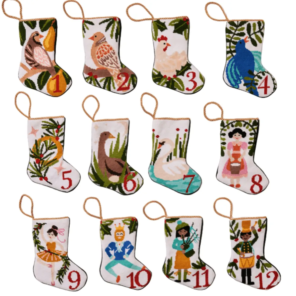 Bauble Stockings Christmas Decor|Ornaments|12 Days - 11 Pipers Piping Bauble Stocking