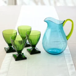 Caspari Graduation Celebration|Easter|Acrylic 8.5 oz. Wine Goblet in Emerald - 1 Each