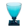 Caspari Memorial Day|Bar Tools & Acrylic Barware|Acrylic 8.5 oz. Wine Goblet in Turquoise - 6 Each