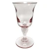 Caspari Tailgates|Summer Picnic|Acrylic Flared Light Rose Water Glass - 1 Water Glass