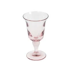 Caspari Tailgates|Summer Picnic|Acrylic Flared Light Rose Water Glass - 1 Water Glass