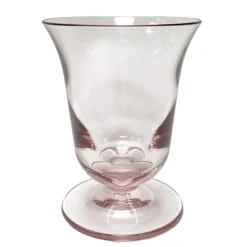Caspari Tailgates|Summer Picnic|Acrylic Flared Light Rose Wine Glass - 1 Wine Glass