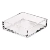Caspari Tailgates|Engagement Party|Acrylic Luncheon Napkin Holder in Crystal Clear - 1 Each