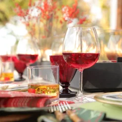 Caspari Graduation Celebration|Birthday|Acrylic 14oz On the Rocks Highball Glass in Crystal Clear - 1 Each