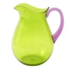 Caspari Tailgates|Mother'S Day|Acrylic Pitcher in Green with Amethyst Handle - 1 Each