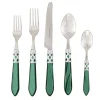 Vietri Halloween|Flatware|Aladdin Brilliant Green Five-Piece Place Setting