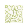 Caspari Capri|Boxed Cocktail Napkins|Algarve Moss Paper Linen Boxed Cocktail Napkins - 30 Per Package