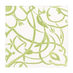 Caspari Engagement Party|Bridal Shower|Algarve Paper Linen Luncheon Napkins in Moss - 15 Per Package