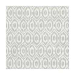 Caspari Hanukkah|Paper Luncheon Napkins|Amala Ikat Paper Luncheon Napkins in Grey - 20 Per Package