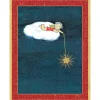 Caspari Christmas And Holiday Cards|Boxed Holiday Cards|Angel Lying on a Cloud with Star Large Boxed Christmas Cards - includes 15 cards & envelopes