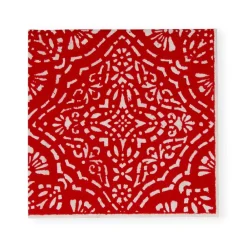 Caspari Christmas Napkins|Valentine'S Day|Annika Paper Cocktail Napkins in Red - 20 Per Package