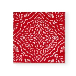 Caspari Christmas Napkins|Valentine'S Day|Annika Paper Luncheon Napkins in Red - 20 Per Package