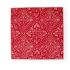 Caspari Christmas Napkins|Valentine'S Day|Annika Paper Luncheon Napkins in Red - 20 Per Package