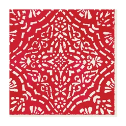 Caspari Christmas Napkins|Valentine'S Day|Annika Paper Luncheon Napkins in Red - 20 Per Package