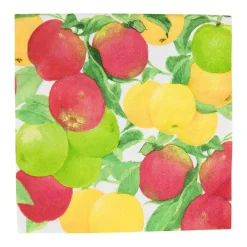 Caspari Paper Luncheon Napkins|Apples Luncheon Napkins - 20 Per Package