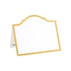 Caspari Graduation Celebration|Engagement Party|Arch Die-Cut Place Cards in Gold Foil - 8 Per Package