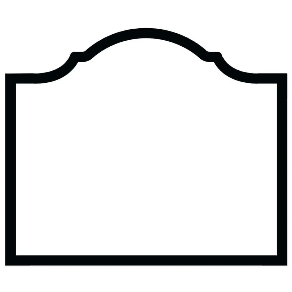 Caspari Graduation Celebration|Engagement Party|Arch Die-Cut Place Cards in Black Foil - 8 Per Package