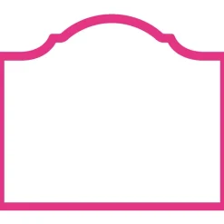 Caspari Place Cards|Arch Fuchsia Place Cards - 8 Per Package