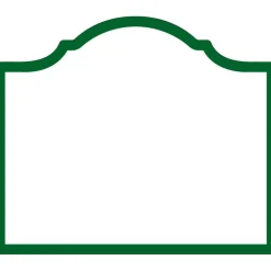 Caspari Place Cards|Arch Hunter Green Place Cards - includes 8 Place Cards