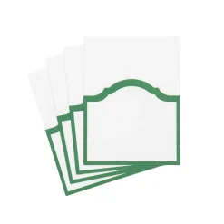Caspari Place Cards|Arch Hunter Green Place Cards - includes 8 Place Cards