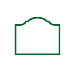 Caspari Place Cards|Arch Hunter Green Place Cards - includes 8 Place Cards