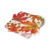 Caspari Paper Cocktail Napkins|Autumn Hues White Cocktail Napkins - 20 Per Package