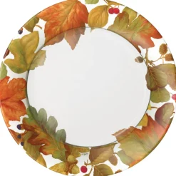 Caspari Thanksgiving|Paper Dinner Plates|Autumn Leaves II Paper Dinner Plates - 8 Per Package