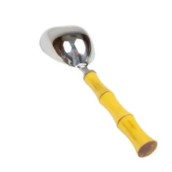 Caspari Bar Tools & Acrylic Barware|Serving Utensils|Bamboo Handle Scoop