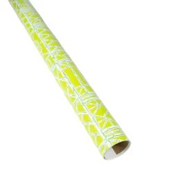 Caspari Wrapping Paper|Bamboo Screen in Green Gift Wrap - 1 Continuous Roll of Wrapping Paper