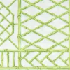 Caspari Paper Dinner Napkins|Bamboo Screen Moss Green Paper Linen Dinner Napkins - 12 Per Package
