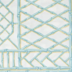 Caspari Paper Dinner Napkins|Goldie|Bamboo Screen Robin's Egg Paper Linen Dinner Napkins - 12 Per Package