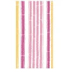 Caspari Paper Guest Towels|Bamboo Stripe Guest Towel Napkins in Fuchsia & Pink - 15 Per Package