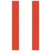 Caspari Fourth Of July|Memorial Day|Bandol Stripe Paper Guest Towel Napkins in Red - 15 Per Package