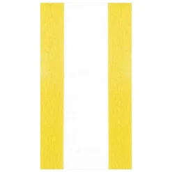 Caspari Easter|Paper Guest Towels|Bandol Stripe Paper Guest Towel Napkins in Yellow - 15 Per Package