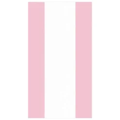 Caspari Baby Shower|Easter|Bandol Stripe Paper Guest Towel Napkins in Petal Pink - 15 Per Package