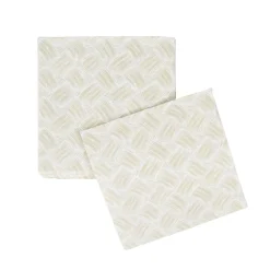 Caspari Paper Luncheon Napkins|Basketry Flax Paper Linen Luncheon Napkins - 15 Per Package
