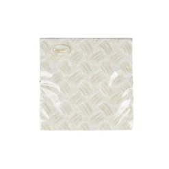 Caspari Paper Luncheon Napkins|Basketry Flax Paper Linen Luncheon Napkins - 15 Per Package