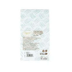 Caspari Paper Guest Towels|Basketry Mist Paper Linen Guest Towel Napkins - 12 Per Package