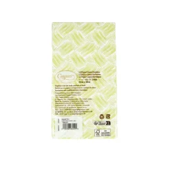 Caspari Paper Guest Towels|Basketry Moss Green Paper Linen Guest Towel Napkins - 12 Per Package