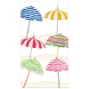 Caspari Paper Guest Towels|Beach Umbrellas Paper Guest Towel Napkins - 15 Per Package