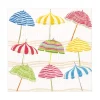 Caspari Paper Luncheon Napkins|Beach Umbrellas Paper Luncheon Napkins - 20 Per Package