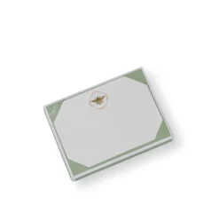 Caspari Correspondence Cards|Bee Crest Foil Correspondence Cards - 12 Per Package
