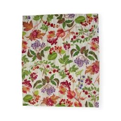 Caspari Paper Guest Towels|Berry Botanical Taupe Guest Towel Napkins - 15 Per Package