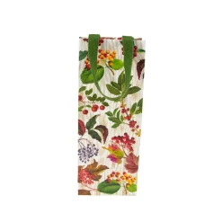 Caspari Christmas Gift & Bottle Bags|Gift & Bottle Bags|Berry Botanical Wine & Bottle Gift Bags - 1 Each