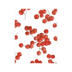 Caspari Christmas Gift Tags & Labels|Gift Tags & Enclosure Cards|Berry Gathering Gift Enclosure Cards - 4 Mini Cards & 4 Envelopes