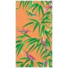 Caspari Paper Guest Towels|Birds in Paradise Paper Guest Towel Napkins in Orange - 15 Per Package