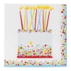 Caspari Birthday|Paper Luncheon Napkins|Birthday Cake Luncheon Napkins - 20 Per Package