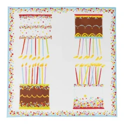 Caspari Birthday|Paper Luncheon Napkins|Birthday Cake Luncheon Napkins - 20 Per Package