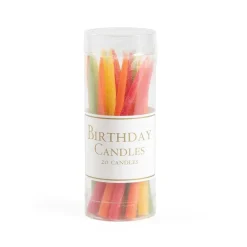 Caspari Birthday|Birthday Candles in Tutti Frutti - 20 Candles Per Box
