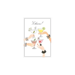 Caspari Birthday|Greeting Cards|Birthday For Her - Set Of Six Greeting Cards And Envelopes